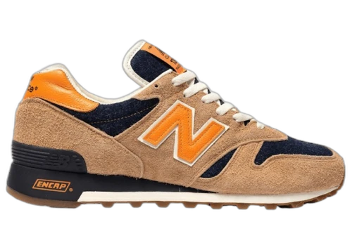 New Balance 1300 MiUSA Levi's Orange Tab Sample Orange Blue Tan