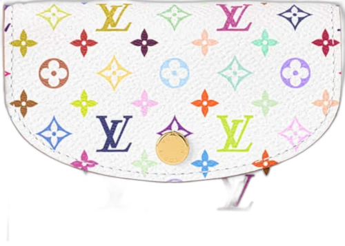 Louis Vuitton x Takashi Murakami Rosalie Coin Purse White Multicolored