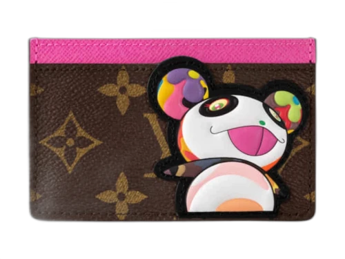 Louis Vuitton x Takashi Murakami Panda Card Holder Monogram