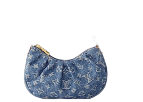 Louis Vuitton Pochette Valley Blue Denim