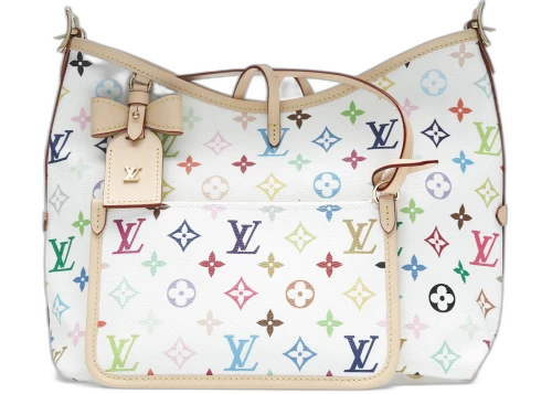 Louis Vuitton x Takashi Murakami CarryAll PM White Multicolored