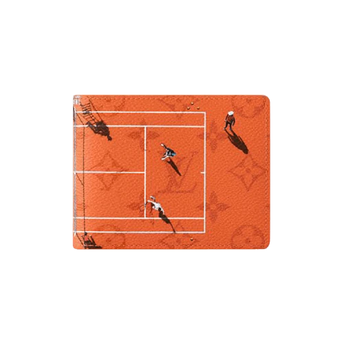 Louis Vuitton Tennis Slender Wallet Brick Red