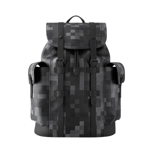 Louis Vuitton Christopher MM Damoflage Black