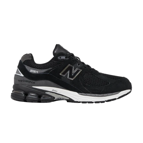 New Balance 2002R Black Dark Grey White