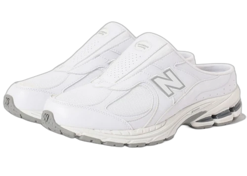 New Balance 2002R Mule Beams Bespoke White