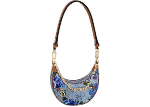 Louis Vuitton Loop Bag Floral Pattern Blue