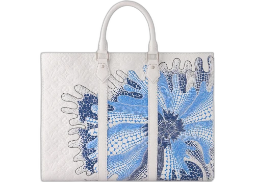 Louis Vuitton x Yayoi Kusama Sac Plat 24H White