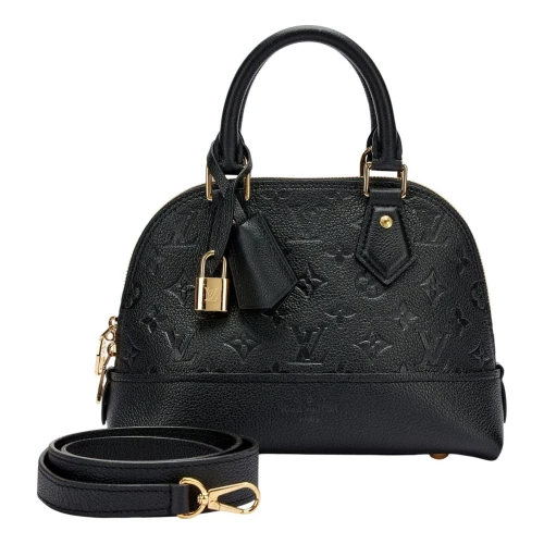 Louis Vuitton Alma BB 'Black Monogram Embossed Empreinte Cowhide Leather'