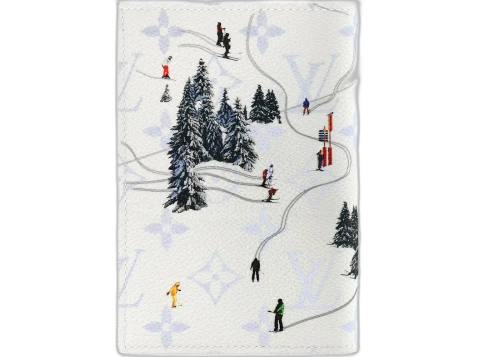Louis Vuitton Monogram Heritage Passport Cover White