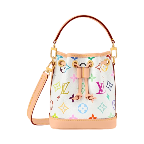 Louis Vuitton x Takashi Murakami Nano Noe Multicolor White