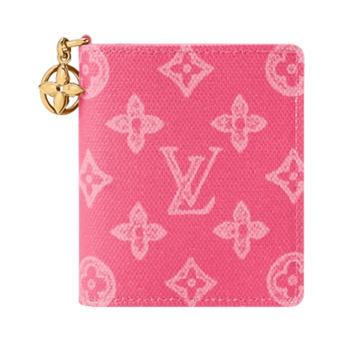 Louis Vuitton LV Charms Pocket Wallet Louis Vuitton Rose Ruban