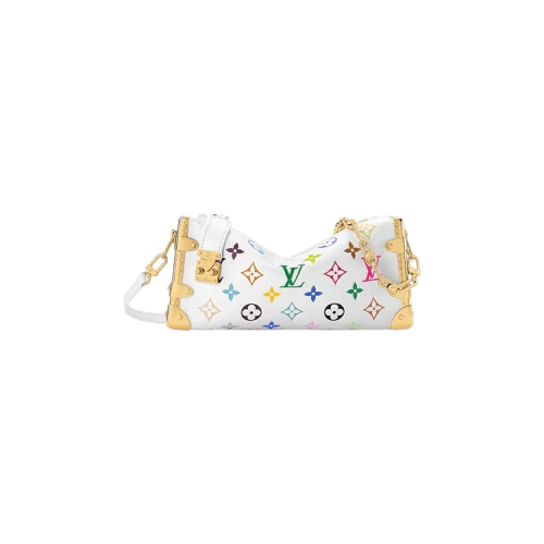 Louis Vuitton x Takashi Murakami Slim Trunk Multicolor White