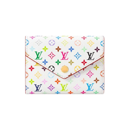 Louis Vuitton x Takashi Murakami Victorine Wallet Multicolor White