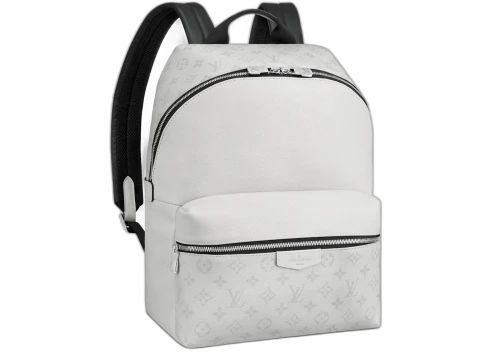 Louis Vuitton Discovery Backpack Monogram Antarctica Taiga PM White
