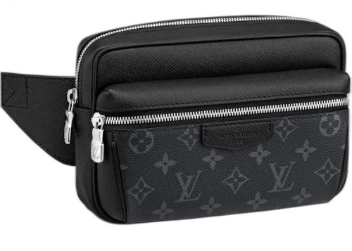 Louis Vuitton Outdoor Bumbag Monogram Eclipse Taiga Black