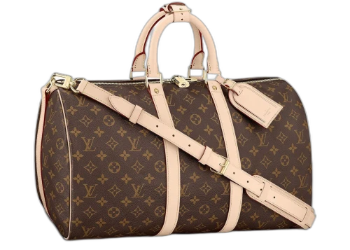 Louis Vuitton Keepall Bandouliere Monogram 45 Brown