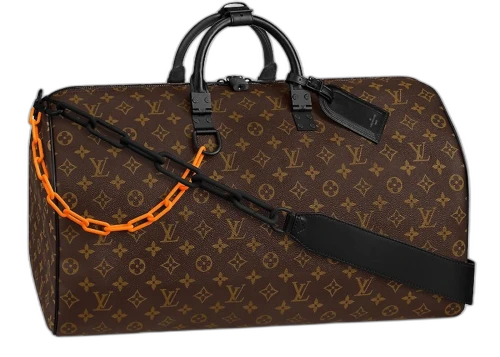 Louis Vuitton Keepall Bandouliere Black-tone 50 Brown