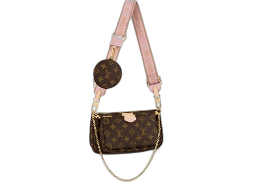 Louis Vuitton Multi Pochette Accessoires Monogram Rose Clair