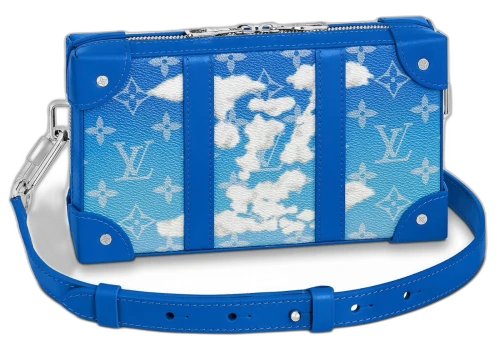 Louis Vuitton Soft Trunk Wallet (6 Card Slot) Clouds Monogram Blue