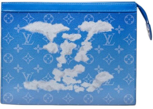 Louis Vuitton Pochette A4 Clouds Monogram Blue