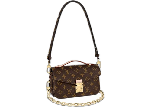 Louis Vuitton Pochette Métis East West Monogram Canvas Brown