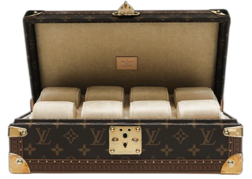 Louis Vuitton Case 8 Watch Monogram Canvas Brown