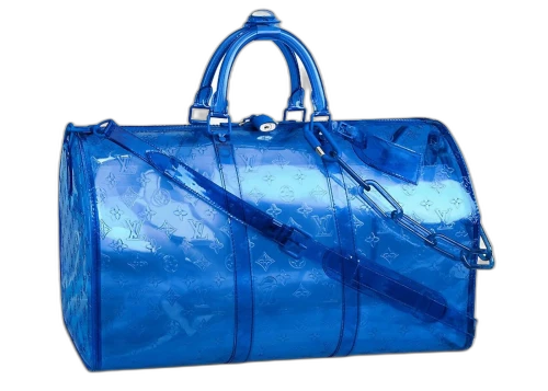 Louis Vuitton Keepall Bandouliere Monogram 50 Blue