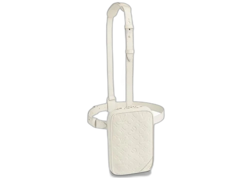 Louis Vuitton Utility Side Bag Monogram Powder White