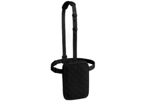 Louis Vuitton Utility Side Bag Monogram Absolute Black