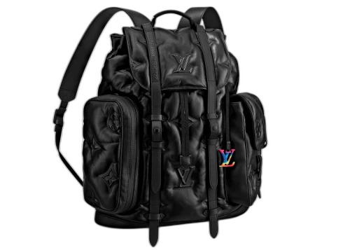 Louis Vuitton Christopher Backpack Monogram Puffer Black