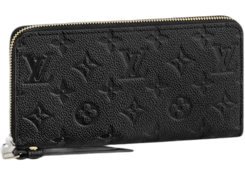 Louis Vuitton Wallet Zippy Monogram Empriente Black