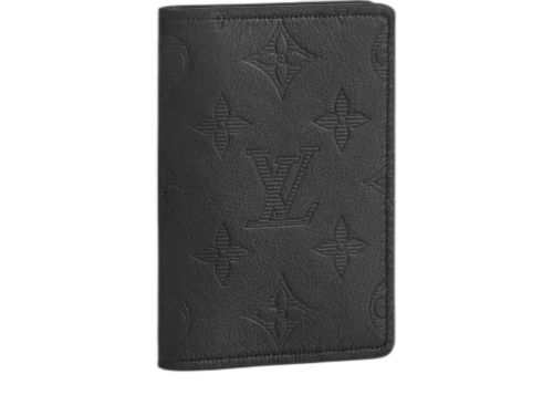Louis Vuitton Pocket Organizer Monogram Shadow Black