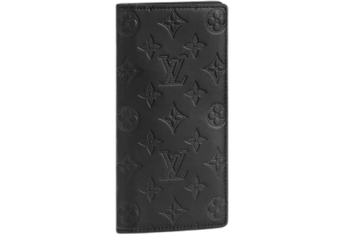Louis Vuitton Brazza Wallet Monogram Shadow Black