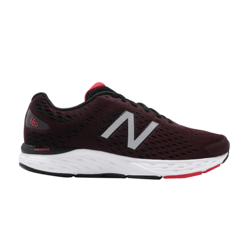 New Balance 680 Extra Wide 'Red Silver'