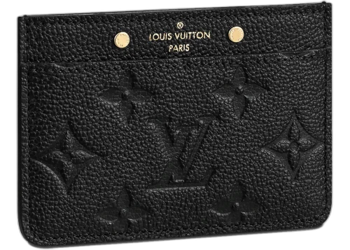 Louis Vuitton Card Holder Monogram Empreinte Black