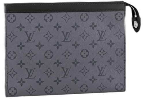 Louis Vuitton Pochette Voyage Monogram Eclipse Reverse MM Gray
