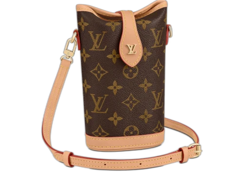 Louis Vuitton Fold Me Pouch Monogram Brown