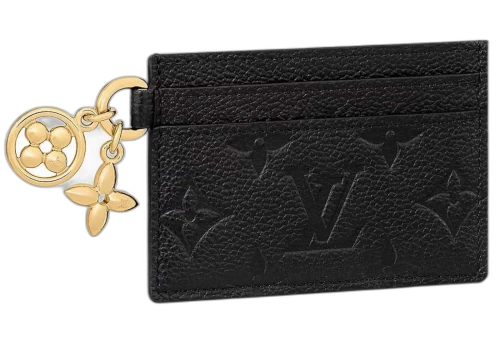 Louis Vuitton LV Charms Card Holder Black