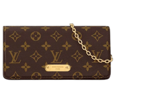 Louis Vuitton Wallet On Chain Lily Monogram