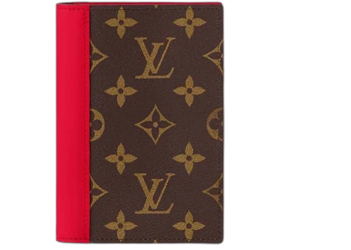 Louis Vuitton Passport Cover Colormania Red