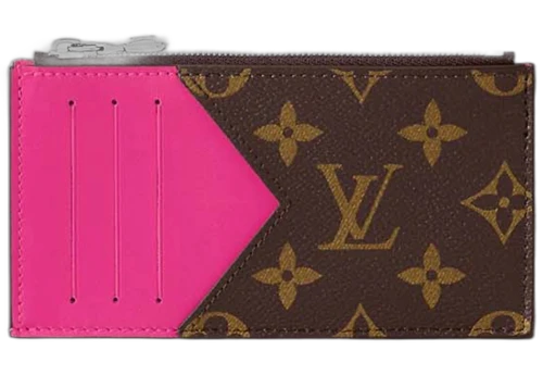 Louis Vuitton Coin Card Holder Colormania Fuchsia