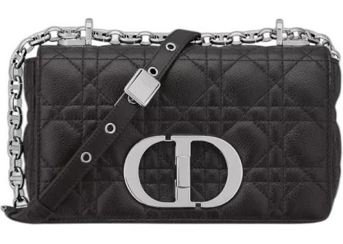 Dior Small Caro Bag Black/Silver
