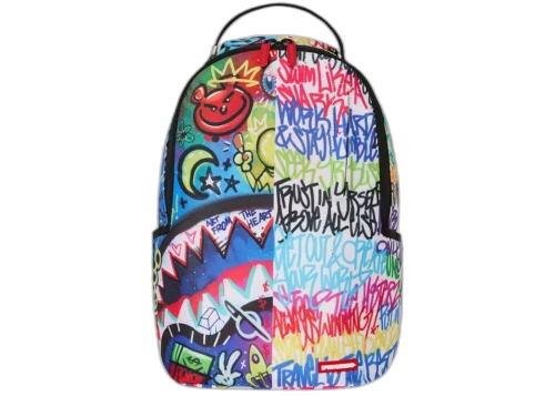 Sprayground Spray Poetry Split Mini Backpack Multicolor