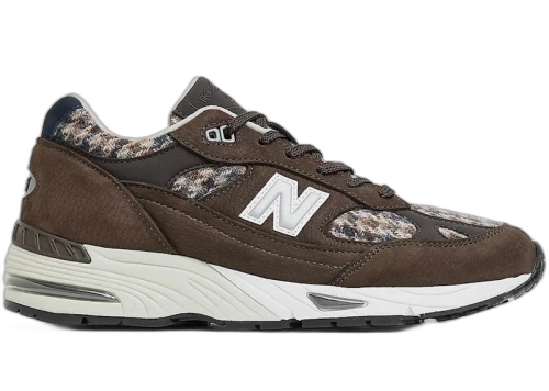 New Balance 991 MiUK Harris Tweed Brown