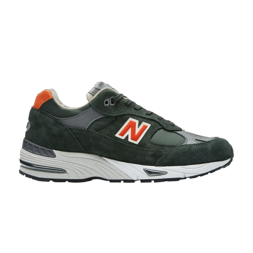 New Balance 991 Made In England 'Forest Green Orange'