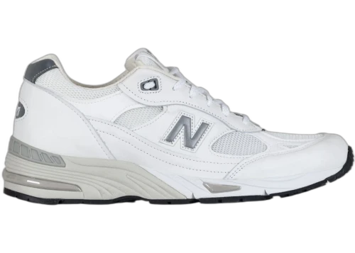 New Balance 991 MiUK White Silver