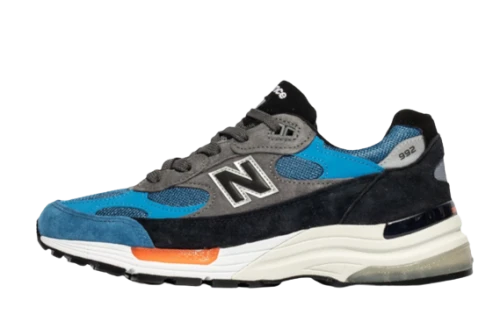 New Balance 992 Black Blue Grey