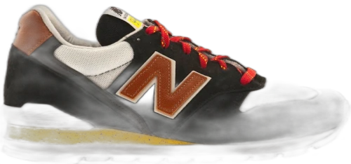 New Balance 996 Black Brown Yellow
