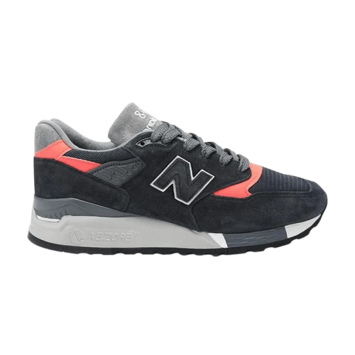 New Balance 998 Retro Suede Navy Blue Pink Grey