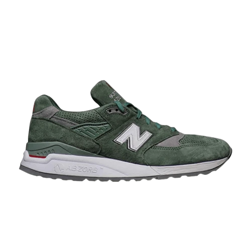 New Balance 998 Forest Green White